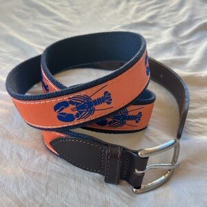 Stylish Orange Lobster Belt Belted Cow Company Maine New Never Used Clean